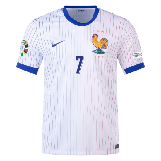 Antoine Griezmann #7 Francia Camiseta de Visita EURO 2024