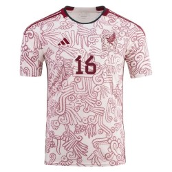 Héctor Herrera #16 México Camiseta de Visita Mundial 2022