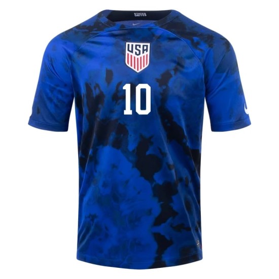 Christian Pulisic #10 USMNT Camiseta de Visita Mundial 2022 Christian Pulisic #10 USMNT Camiseta de Visita Mundial 2022
