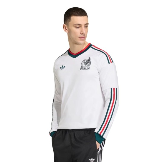 Camiseta Mundial 2026 Visitante Manga Larga México Hombre Camiseta Mundial 2026 Visitante Manga Larga México Hombre