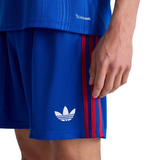 Pantalón Corto Visitante Manchester United 2026/27 Azul Niño Pantalón Corto Visitante Manchester United 2026/27 Azul Niño
