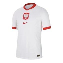Camiseta de casa LEWANDOWSKI Polonia 2024/25 para niños