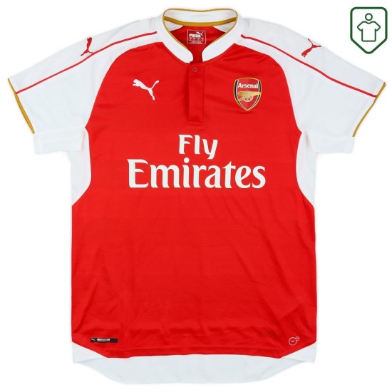 Camiseta retro local hombre Arsenal 2015/16 Arteta #8 Camiseta retro local hombre Arsenal 2015/16 Arteta #8