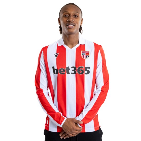 Camiseta local Stoke City 2026/27 manga larga para hombre