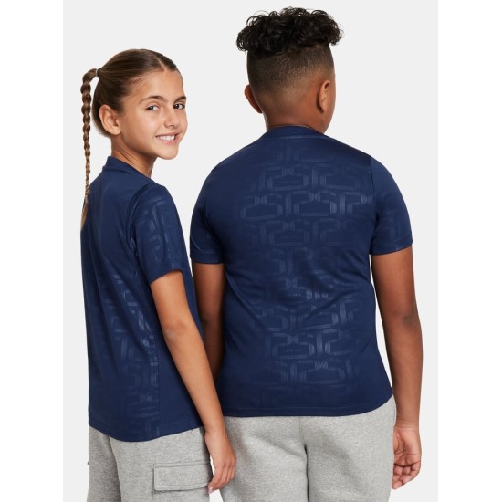 Camiseta de prematch de casa de niño FC Barcelona 2024/25