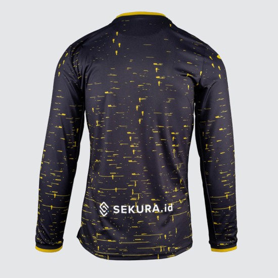 Camiseta de Manga Larga Visitante de Norwich City 2024/25 para Hombres Camiseta de Manga Larga Visitante de Norwich City 2024/25 para Hombres