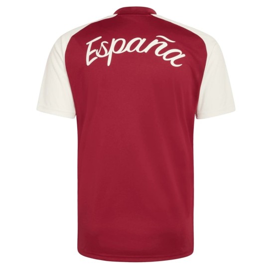 Camiseta de Entrenamiento Prepartido de la Copa Mundial 2026 de España Segunda Equipación para Niño