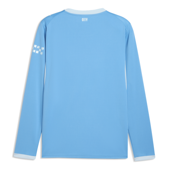 Camiseta Manchester City 2026/27 Home de Manga Larga para Niño