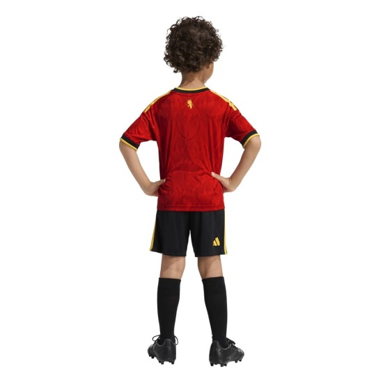 Conjunto de la Copa Mundial 2026 de Bélgica Primera Equipación para Niño