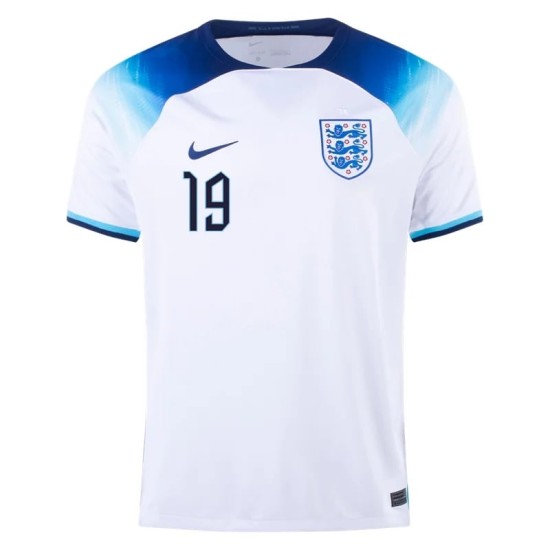 Mason Mount #19 Inglaterra Camiseta de Local Mundial 2022 Mason Mount #19 Inglaterra Camiseta de Local Mundial 2022