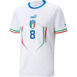 Jorginho #8 Italia Camiseta de Visita Mundial 2022
