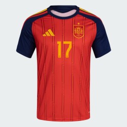 Camiseta Oficial Local España 2026 Hombre WILLIAMS JR. #17