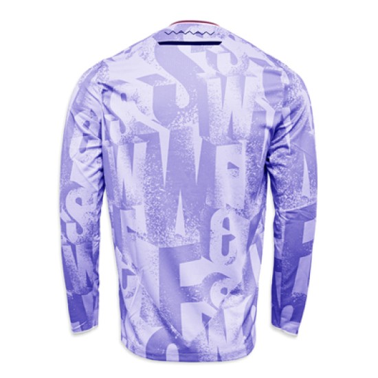 Camiseta de manga larga visitante 2025/26 del Sheffield Wednesday para hombre