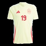 LAMINE YAMAL #19 España Camiseta de Visita EURO 2024