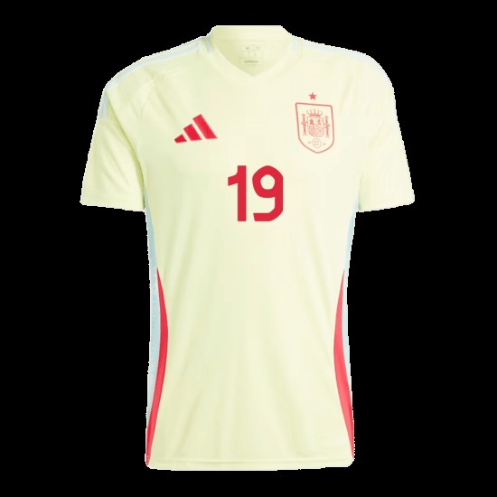 LAMINE YAMAL #19 España Camiseta de Visita EURO 2024