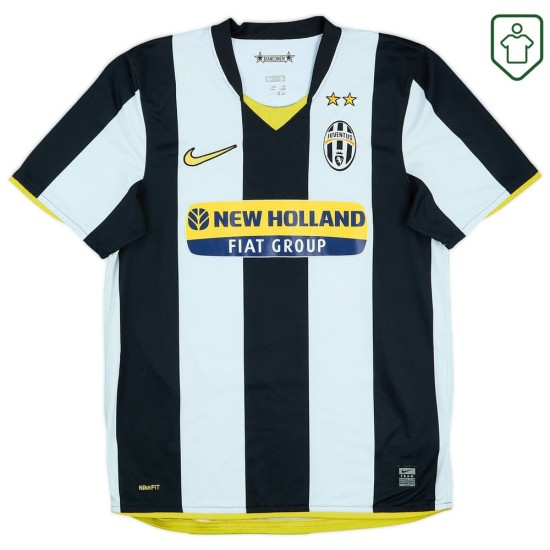 Camiseta retro Juventus 2008/09 local para hombre Del Piero #10