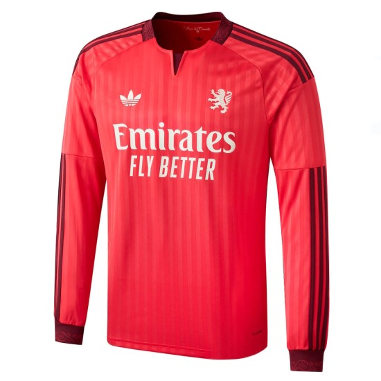Camiseta Visitante Manga Larga Mujer OL 2026/27