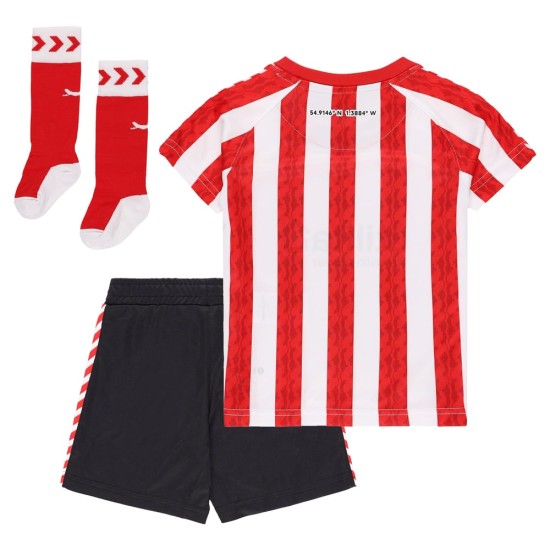 Kit local Sunderland 2024/25 para niños