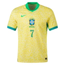 Camiseta de casa VINI JR. Brasil 2024 para niños