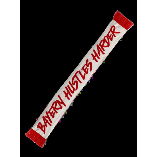 Bufanda Tejida Hustles Harder Bayern Munich - Rojo