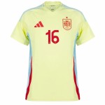 Camiseta de visitante RODRIGO España 2024/25 para mujeres