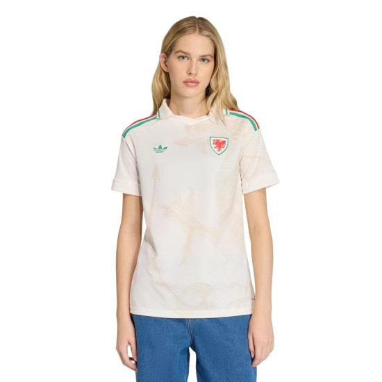 Camiseta Mundial 2026 Visitante Gales Mujer Camiseta Mundial 2026 Visitante Gales Mujer