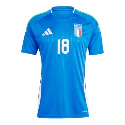 Nicolo Barella #18 Italia Camiseta de Local EURO 2024