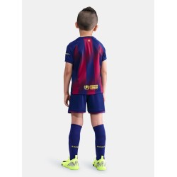 Kit local niño FC Barcelona 2025/26