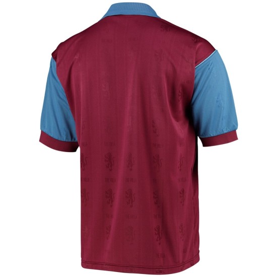 Camiseta Retro de Casa Aston Villa Infantil 1996 Camiseta Retro de Casa Aston Villa Infantil 1996