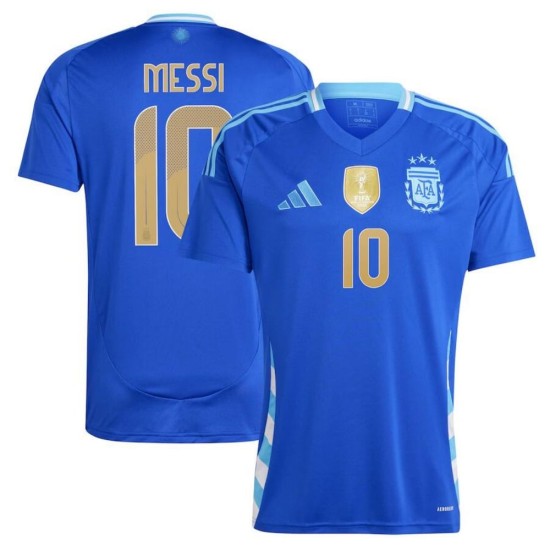 Lionel Messi #10 Argentina Camiseta de Visita Copa América 2024 Lionel Messi #10 Argentina Camiseta de Visita Copa América 2024