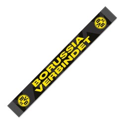 Bufanda United Against Antisemitism BVB Borussia Dortmund - Negro
