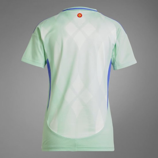 Camiseta Away del Equipo Femenino de Gales 2025 para Mujer
