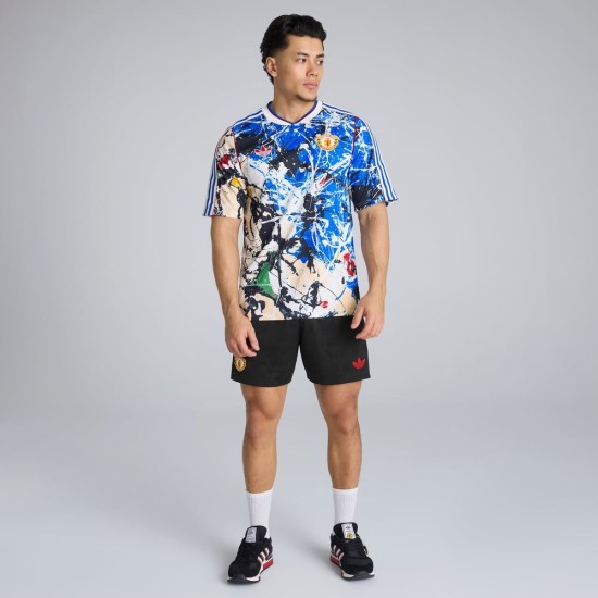 Pantalones cortos Stone Roses Manchester United 2025/26 para hombre Pantalones cortos Stone Roses Manchester United 2025/26 para hombre