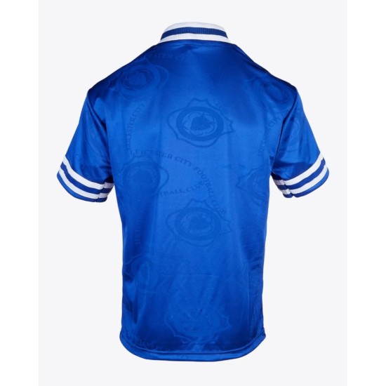Camiseta Retro de Casa Leicester City Infantil 1996