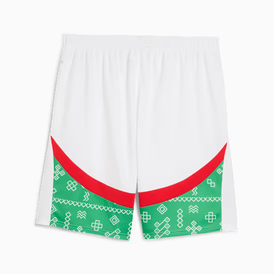 Terceros pantalones cortos Marruecos 2025 hombre - blanco