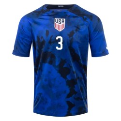 Walker Zimmerman #3 USMNT Camiseta de Visita Mundial 2022