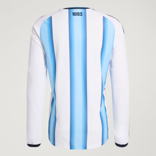 Camiseta oficial de local Argentina 2026 de manga larga para mujer Camiseta oficial de local Argentina 2026 de manga larga para mujer