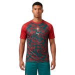 Camiseta de Entrenamiento Prepartido de la Copa Mundial 2026 de Portugal Tercera Equipación Roja para Hombre