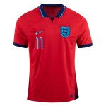 Bukayo Saka #11 Inglaterra Camiseta de Visita Mundial 2022