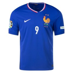 Olivier Giroud #9 Francia Camiseta de Local EURO 2024 Olivier Giroud #9 Francia Camiseta de Local EURO 2024