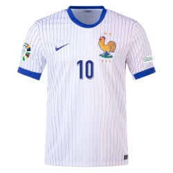 Kylian Mbappé #10 Francia Camiseta de Visita EURO 2024 Kylian Mbappé #10 Francia Camiseta de Visita EURO 2024