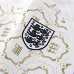 Camiseta Pre-Partido 500 Aniversario England Lionesses Niño – Blanco