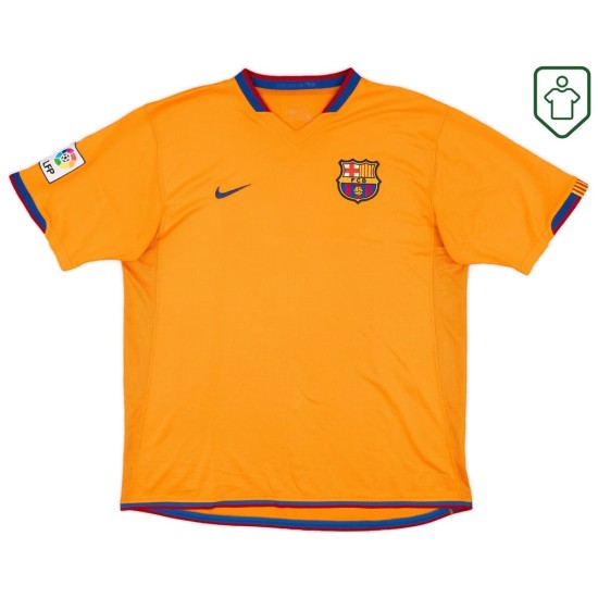 Hombre Camiseta retro visitante FC Barcelona 2006/08 Messi #19