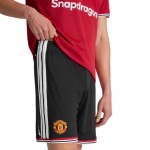 Pantalones Cortos Locales Infantiles Manchester United 2026/27 - Negro