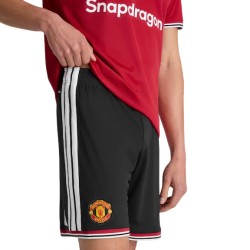 Pantalones cortos de local Manchester United 2026/27 - Negro para hombre Pantalones cortos de local Manchester United 2026/27 - Negro para hombre