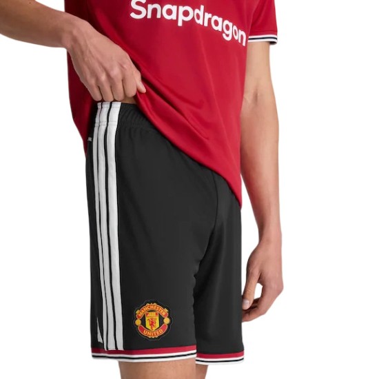 Pantalones Cortos Locales Infantiles Manchester United 2026/27 - Negro