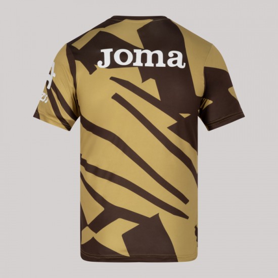 Hombres Brentford 2025/26 Tercera Camiseta Pre-Partido - Marrón Hombres Brentford 2025/26 Tercera Camiseta Pre-Partido - Marrón