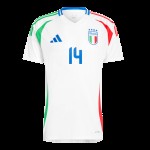 Federico Chiesa #14 Italia Camiseta de Visita EURO 2024 Federico Chiesa #14 Italia Camiseta de Visita EURO 2024