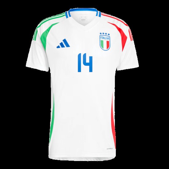 Federico Chiesa #14 Italia Camiseta de Visita EURO 2024 Federico Chiesa #14 Italia Camiseta de Visita EURO 2024