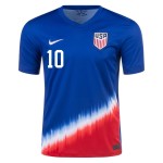 Christian Pulisic #10 USMNT Camiseta de Visita Copa América 2024 Christian Pulisic #10 USMNT Camiseta de Visita Copa América 2024